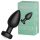 Desirel Easy Obsidian - crni bežični analni vibrator s akumulatorom