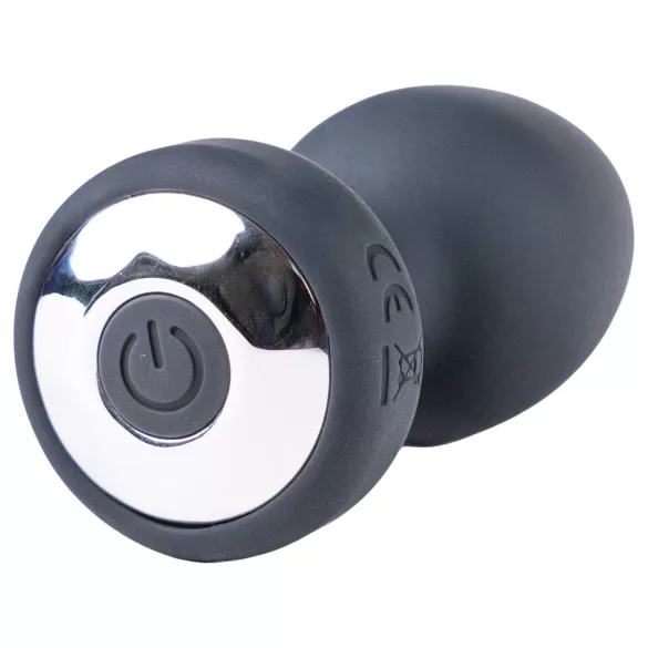 Desirel Easy Obsidian - analni vibrator na daljinsko upravljanje - punjivi