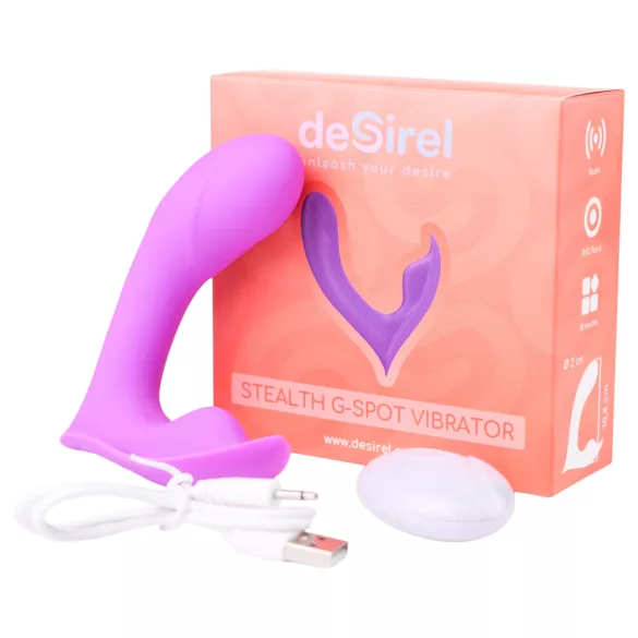 Desirel Insider - Vibrator za G-točku i prostatu - ljubičasti