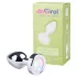 Desirel GlowPlug - analni plug koji svijetli - mali - srebrna