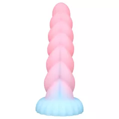   OgazR - dildo u obliku jednoroga koji svijetli - 22 cm - šareno