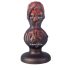 OgazR - kugličasti analni dildo - 10,5 cm (crni)