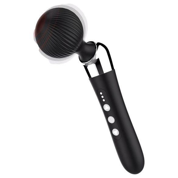 Savijeni bežični masažer vibrator (crni)
