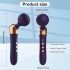 Savijeni bežični masažer vibrator (crni)