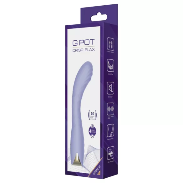 Biu-Biu - vibrator za G-točku zakrivljen - ljubičasti
