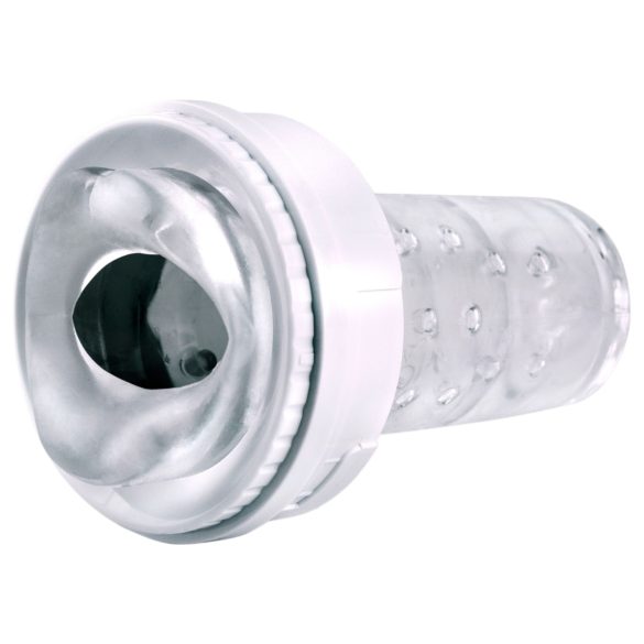 PDX Roto-Bator - vibracijska maska za masturbaciju (bijela)