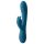 Inya Luv Bunny - punjivi vibrator s rukavcem (tirkizni)