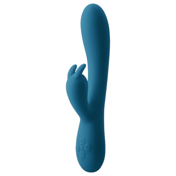Inya Luv Bunny - punjivi vibrator s rukavcem (tirkizni)