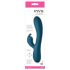 Inya Luv Bunny - punjivi vibrator s rukavcem (tirkizni)
