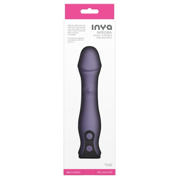 NS Novelties - vibrator s funkcijom guranja i rotacije - ljubičasti