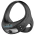 AlvUp - vibrirajući prsten za penis i testise - crni