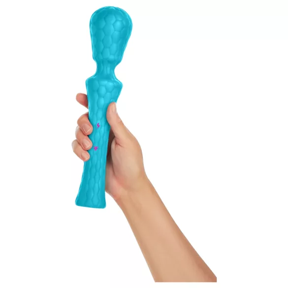 FemmeFunn Ultra Wand XL - masažer vibrator - premium - silikon tirkiz