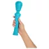 FemmeFunn Ultra Wand XL - masažer vibrator - premium - silikon tirkiz