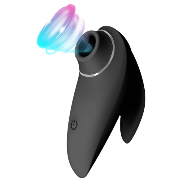 AlvUp - vibrator za stimulaciju klitorisa zračnim valovima - crna