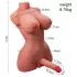 XISE Hermosa Lady Boy - vibrirajući torzo s funkcijom potiskivanja
