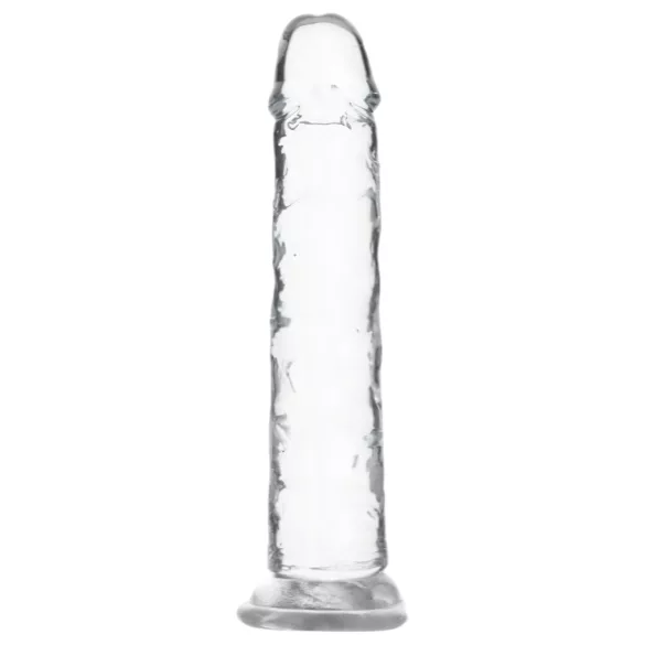 Addiction Crystal - dildo s vakuumskim držačem (prozirni) - 18 cm