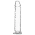 Addiction Crystal - dildo s vakuumskim držačem (prozirni) - 18 cm