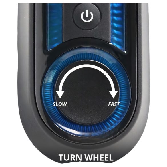 Leten SM320 - muški masturbator s glasom, pokretima, grijanjem - crni