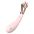 Sex HD - vibrator na baterije, vodootporan s kotačićem za stimulaciju - pink