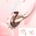 Sex HD - vibrator na baterije, vodootporan s kotačićem za stimulaciju - pink