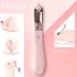 Sex HD - vibrator na baterije, vodootporan s kotačićem za stimulaciju - pink