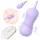 Sex HD Twist Egg - masturbacijsko jaje s vibracijom i potiskivanjem - ljubičasto