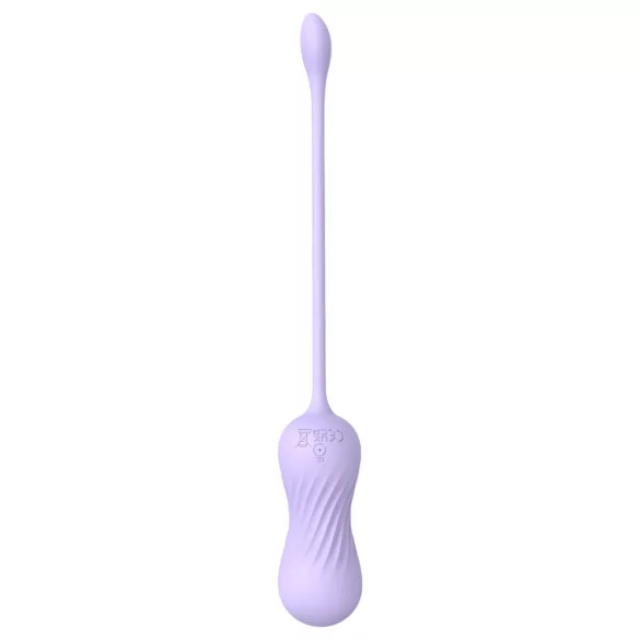 Sex HD Twist Egg - masturbacijsko jaje s vibracijom i potiskivanjem - ljubičasto