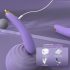Sex HD - ljubičasti vibrator patlidžan oblik