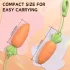 Sex HD Carrots - vibrator u obliku mrkve - narančasta
