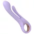 Sex HD Kaethe - vibrator s nastavkom za klitoris - silikon - ljubičasta
