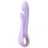 Sex HD Kaethe - vibrator s nastavkom za klitoris - silikon - ljubičasta