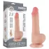 Lovetoy - realistični dildo s testisima - dvostruki sloj - 20 cm - natur