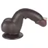 Lovetoy Sliding-Skin - realistični dildo s testisima - dvostruki sloj - 19,5 cm