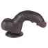 Lovetoy Sliding-Skin - realistični dildo s testisima - dvostruki sloj - 20 cm