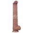 Lovetoy - dvostruki XXL dildo - 36,5 cm - (neutralna boja)