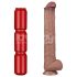 Lovetoy - dvostruki XXL dildo - 36,5 cm - (neutralna boja)