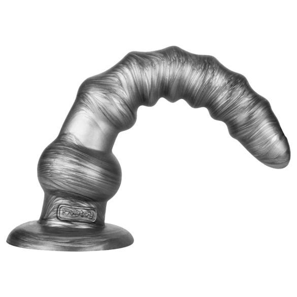 Lovetoy King Sized - veliki vibrator - 32 cm - sivi