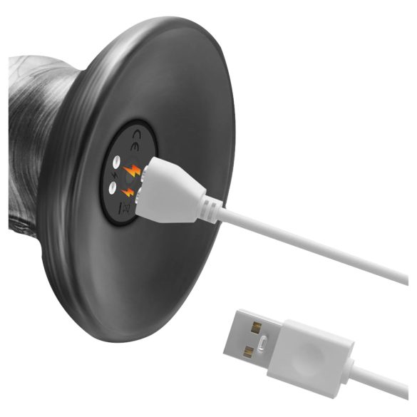 Lovetoy King Sized - veliki vibrator - 40,5 cm - siva