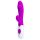 Pretty Love Snappy - vodootporni G-točka vibrator s klitorisnom ručkom (ljubičasti)