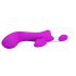 Pretty Love Brighty - G-točka vibrator s dodatkom za klitoris (ljubičasti)