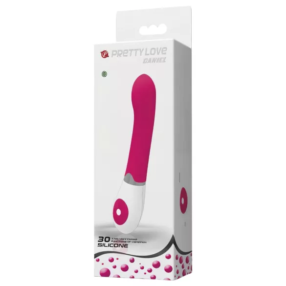 Pretty Love Daniel - G-točka vibrator vodootporan - silikon ružičasto-bijeli
