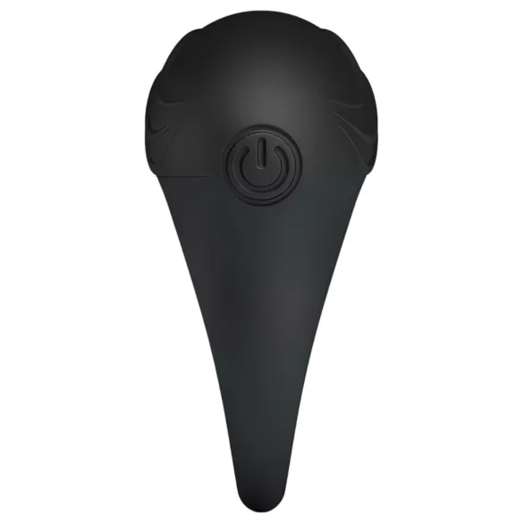 Pretty Love Bertram - vodootporni vibrirajući prsten za penis - crni