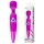 Pretty Love - masažer wand vibrator - punjivi - silikon - ljubičasti