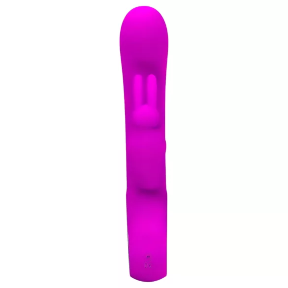 Pretty Love Webb - vibrator s dodatkom za klitoris - silikon - roza