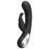 Pretty Love Webb - vibrator s klitoralnim nastavkom - vodootporan silikon crni