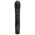 Pretty Love Webb - vibrator s klitoralnim nastavkom - vodootporan silikon crni