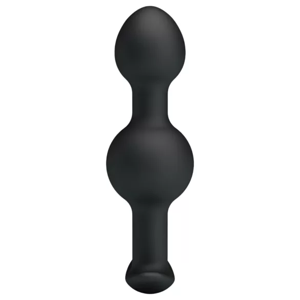 Pretty Love - analni dildo s unutarnjom kuglicom - crni