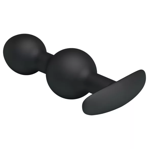 Pretty Love - analni dildo s unutarnjom kuglicom - crni
