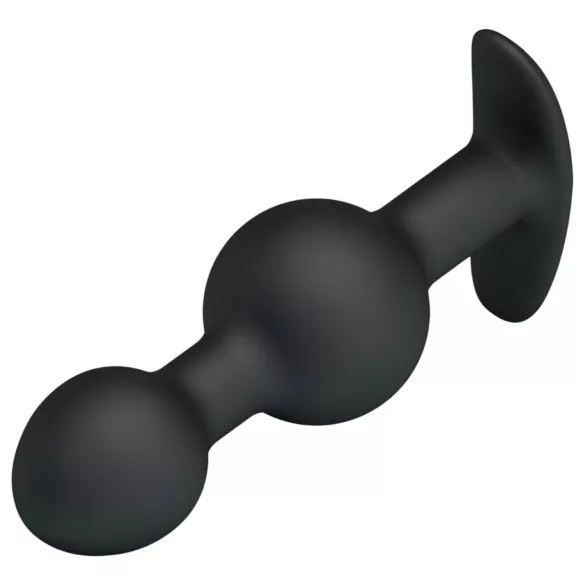 Pretty Love - analni dildo s unutarnjom kuglicom - crni