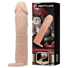 Pretty Love - penis prsten s navlakom - prozirni